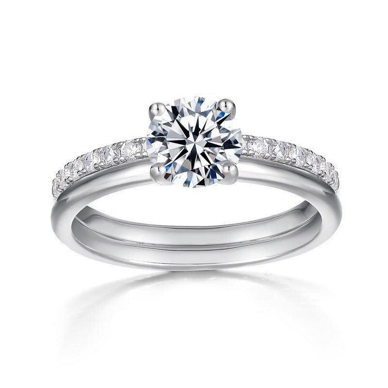 Classic Whisper Set - Moissanite - Serene Western