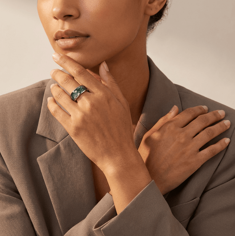 Cloud Vein Ring - Serene Western