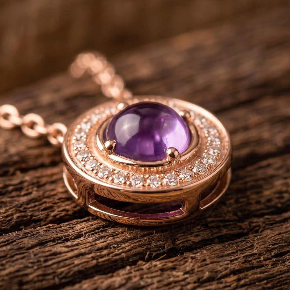 Competitive Spirit Necklace - Amethyst - Serene Western