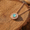 Competitive Spirit Necklace - Aquamarine