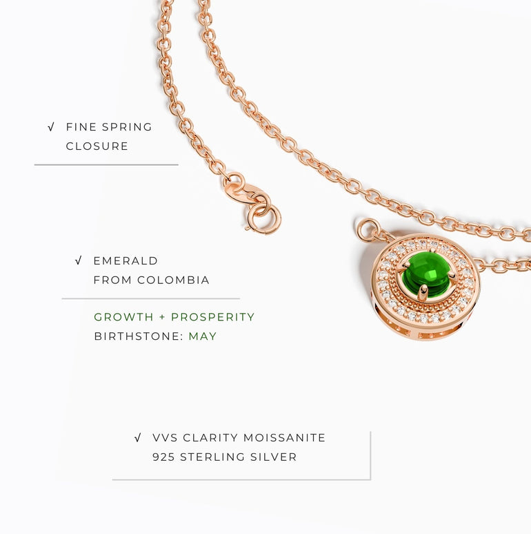 Competitive Spirit Necklace - Emerald - Serene Western