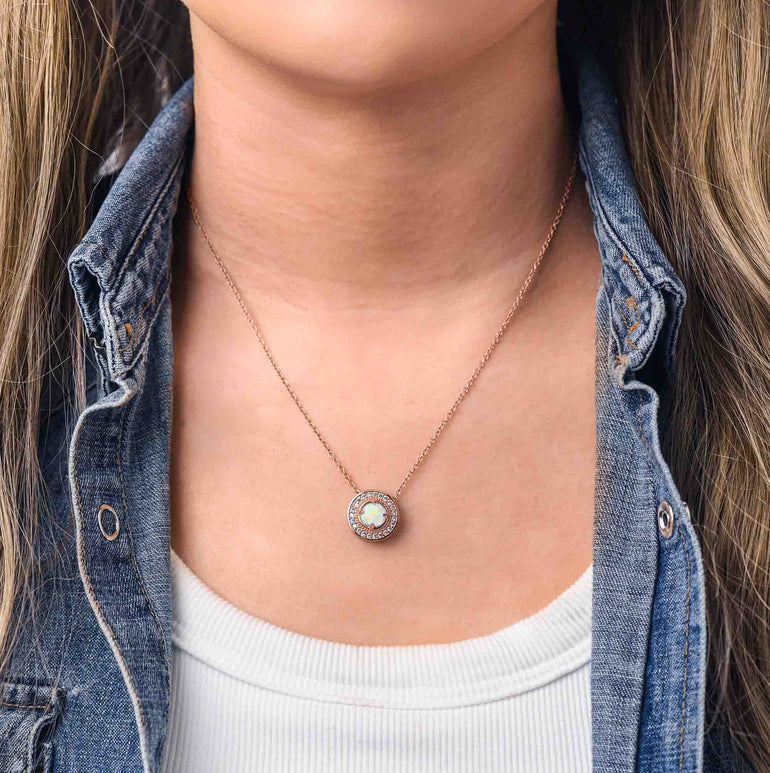 Competitive Spirit Necklace - Opal - Serene Western