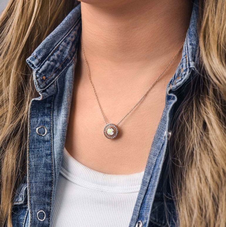Competitive Spirit Necklace - Opal - Serene Western
