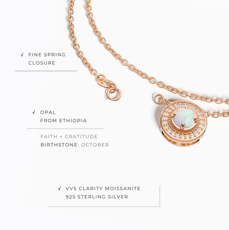 Competitive Spirit Necklace - Opal - Serene Western