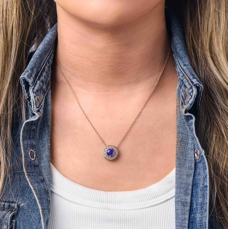 Competitive Spirit Necklace - Sapphire - Serene Western
