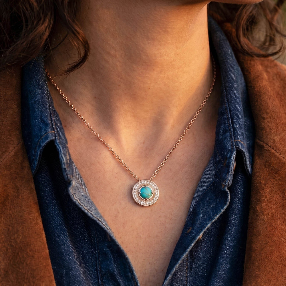 Competitive Spirit Necklace - Turquoise - Serene Western