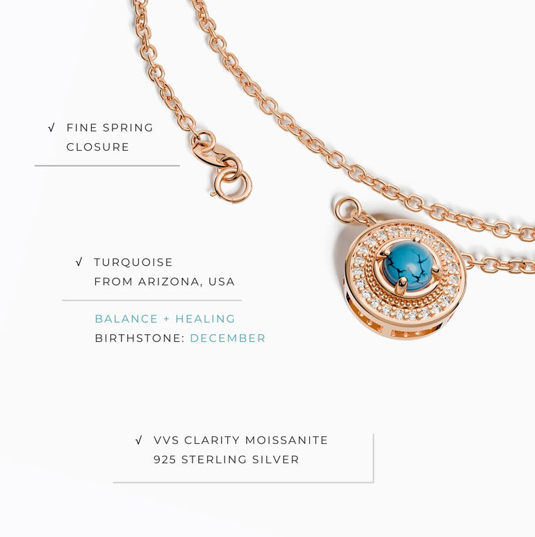 Competitive Spirit Necklace - Turquoise - Serene Western