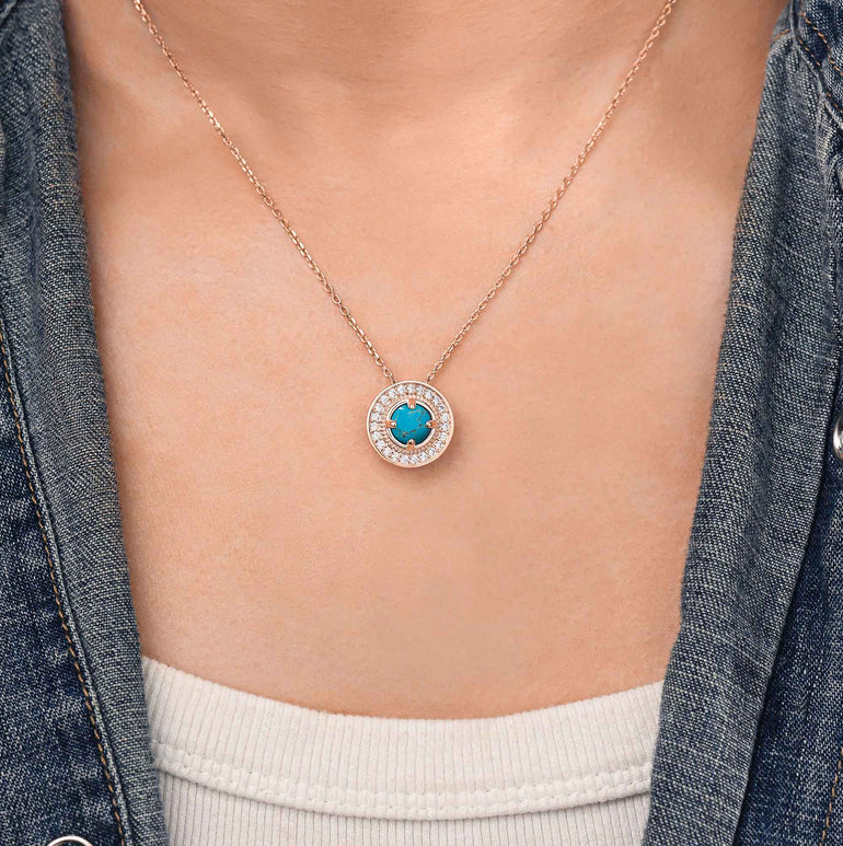 Competitive Spirit Necklace - Turquoise - Serene Western
