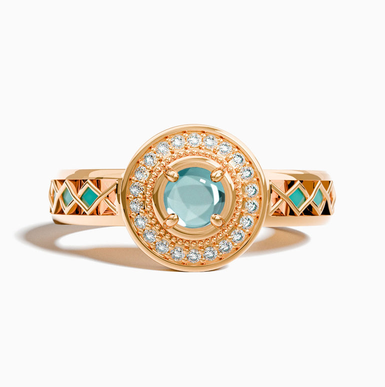 Competitive Spirit Ring - Aquamarine - Serene Western