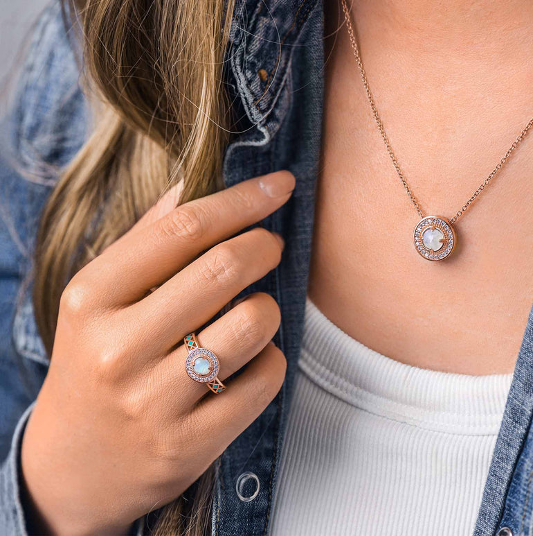 Competitive Spirit Ring - Moonstone - Serene Western