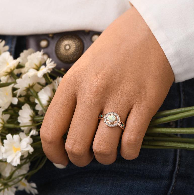Competitive Spirit Ring - Opal - Serene Western