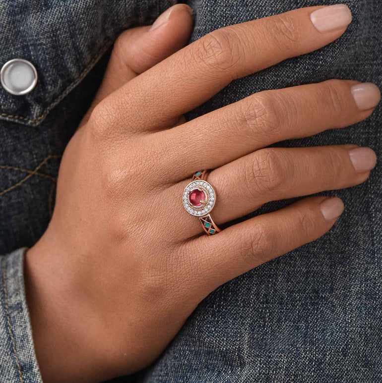 Competitive Spirit Ring - Ruby - Serene Western