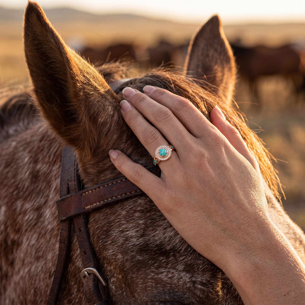 Competitive Spirit Ring - Turquoise - Serene Western