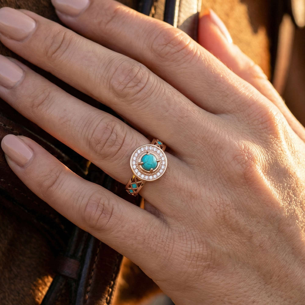Competitive Spirit Ring - Turquoise - Serene Western