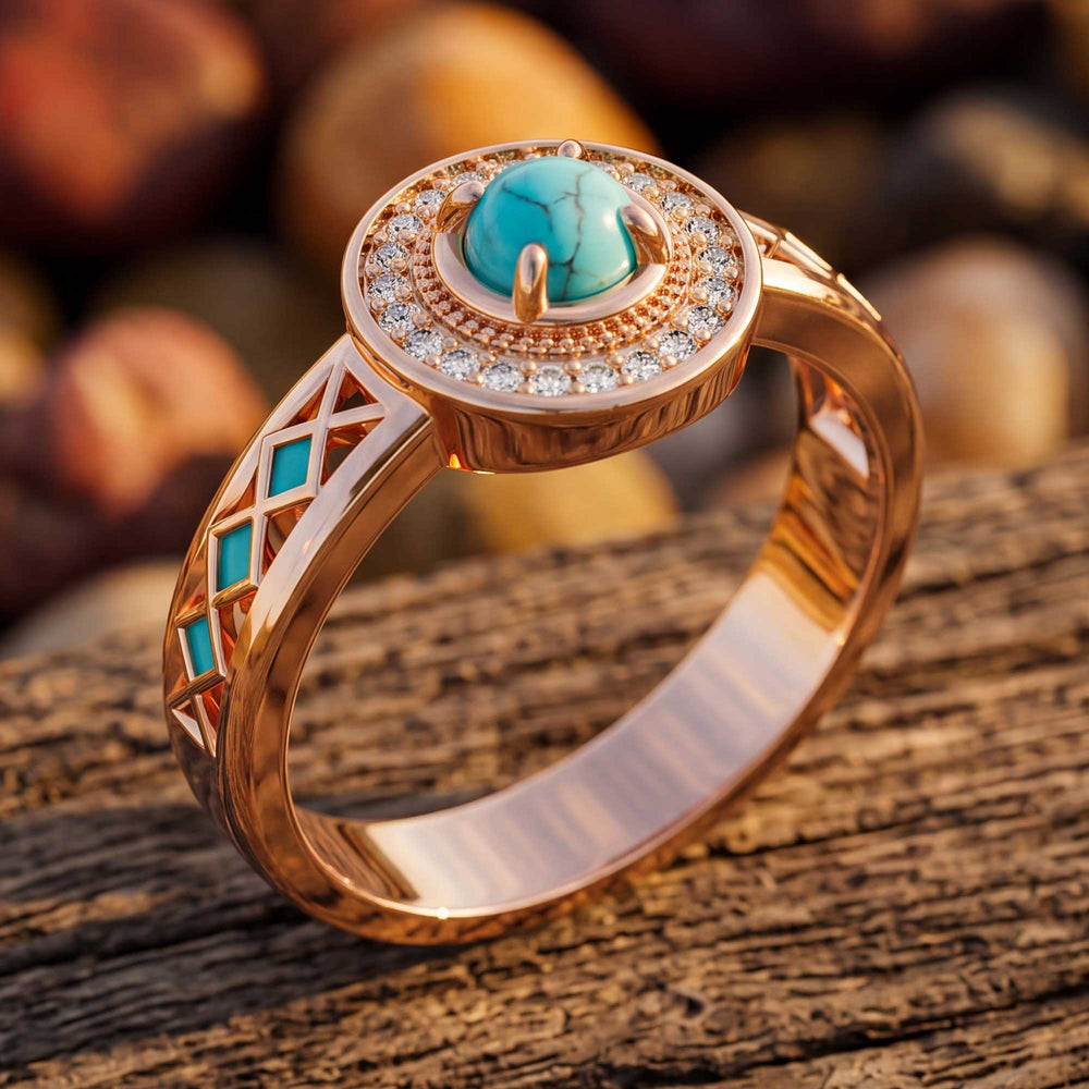 Competitive Spirit Ring - Turquoise - Serene Western