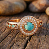 Anello Spirito Competitivo - Turchese