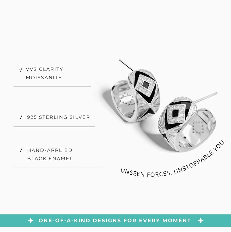 Cowgirl Legend Earrings - Black - Serene Western