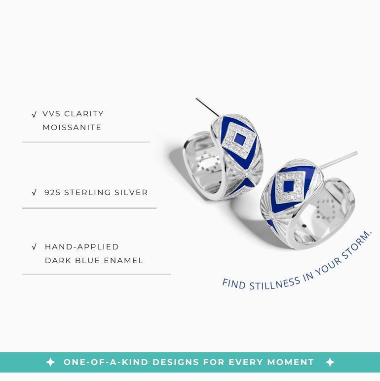 Cowgirl Legend Earrings - Blue - Serene Western