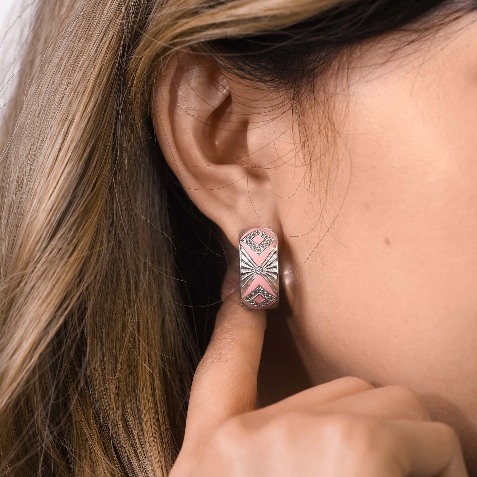 Cowgirl Legend Earrings - Pink - Serene Western