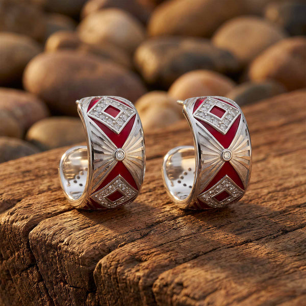 Cowgirl Legend Earrings - Red
