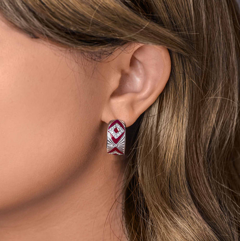 Cowgirl Legend Earrings - Red - Serene Western