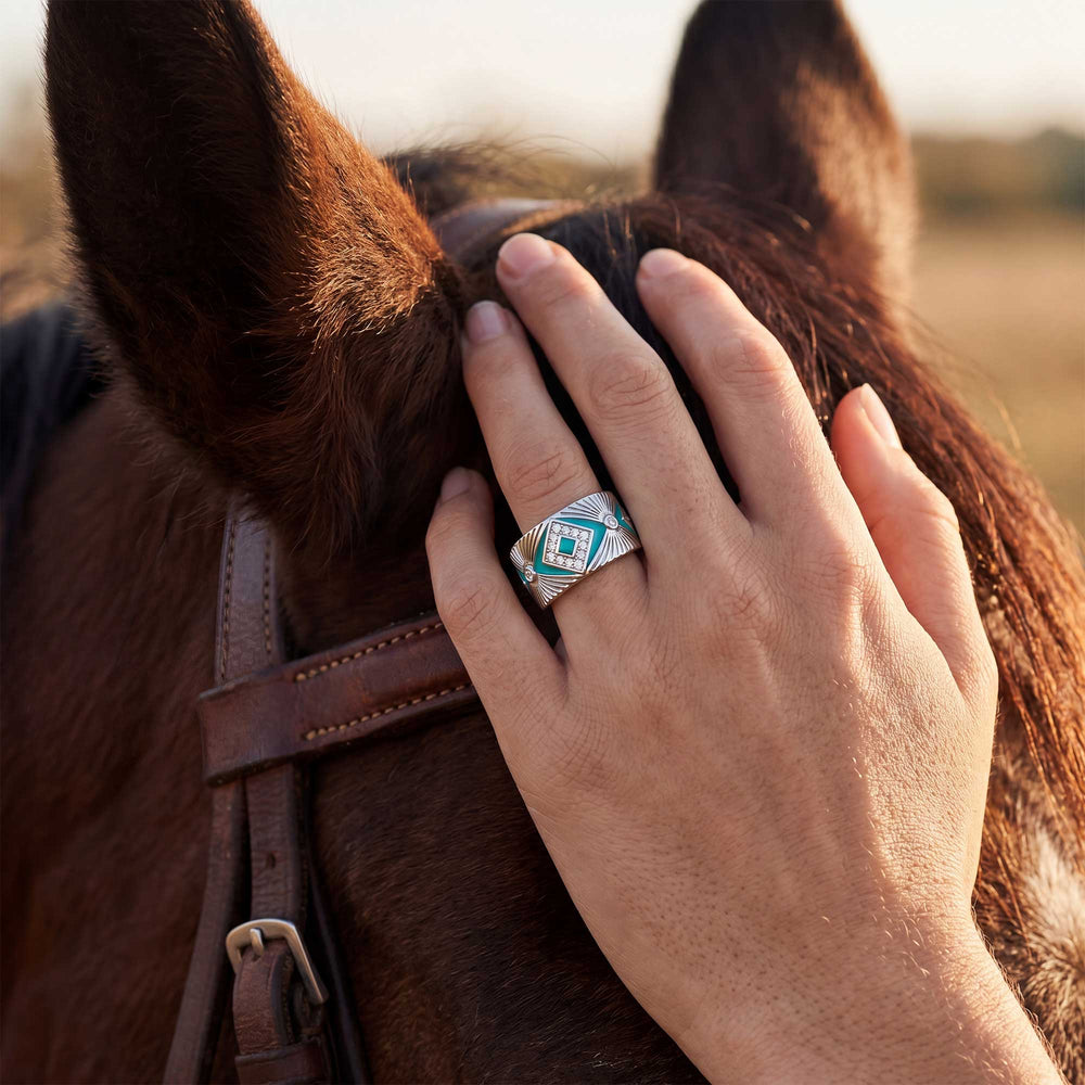Cowgirl Legend Ring - Moissanite - Serene Western