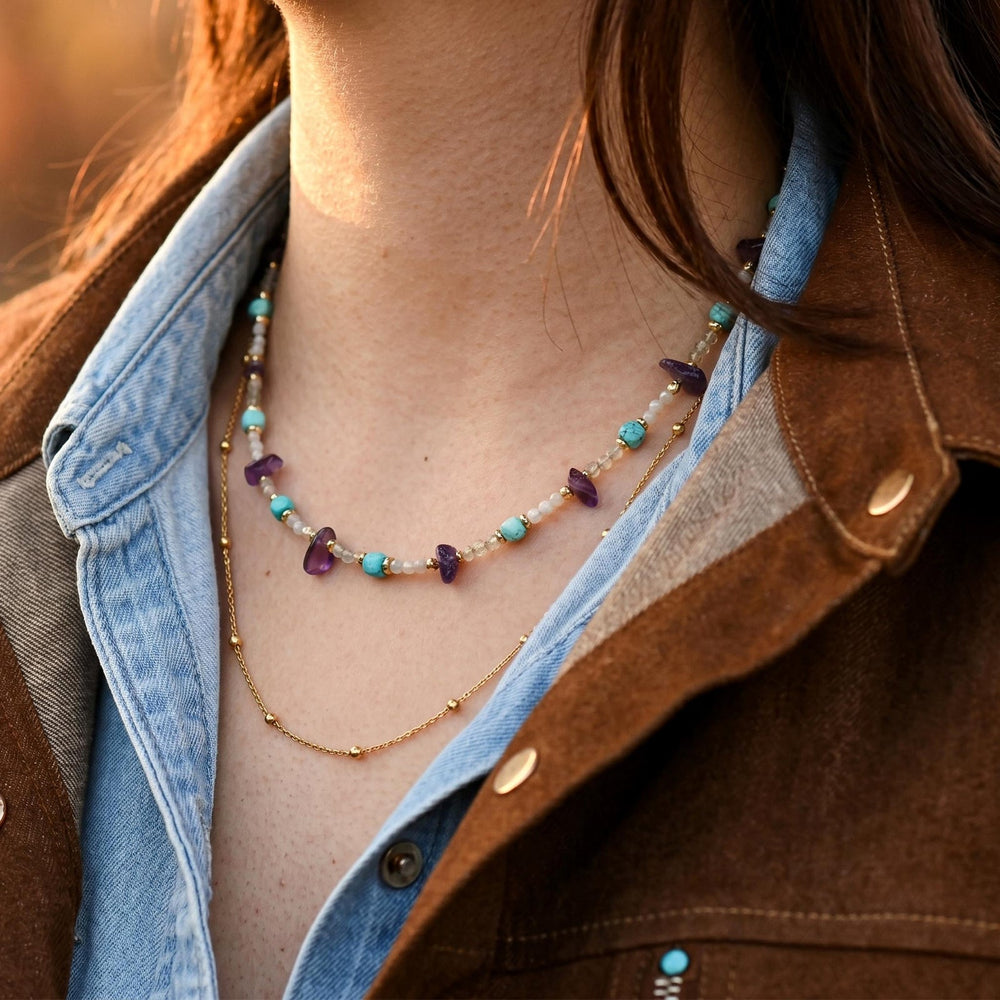 Crystal Energy Necklace - Serene Western