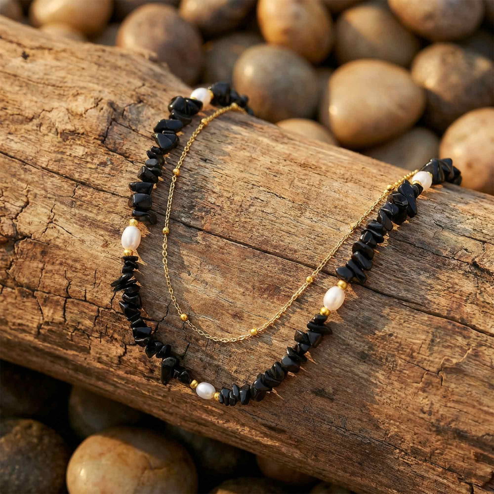 Dark Harmony Necklace - Serene Western