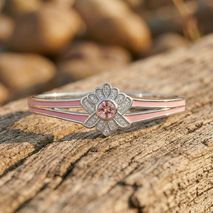 Desert Bloom Bracelet - Rose Quartz - Serene Western