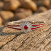 Desert Bloom Bracelet - Ruby
