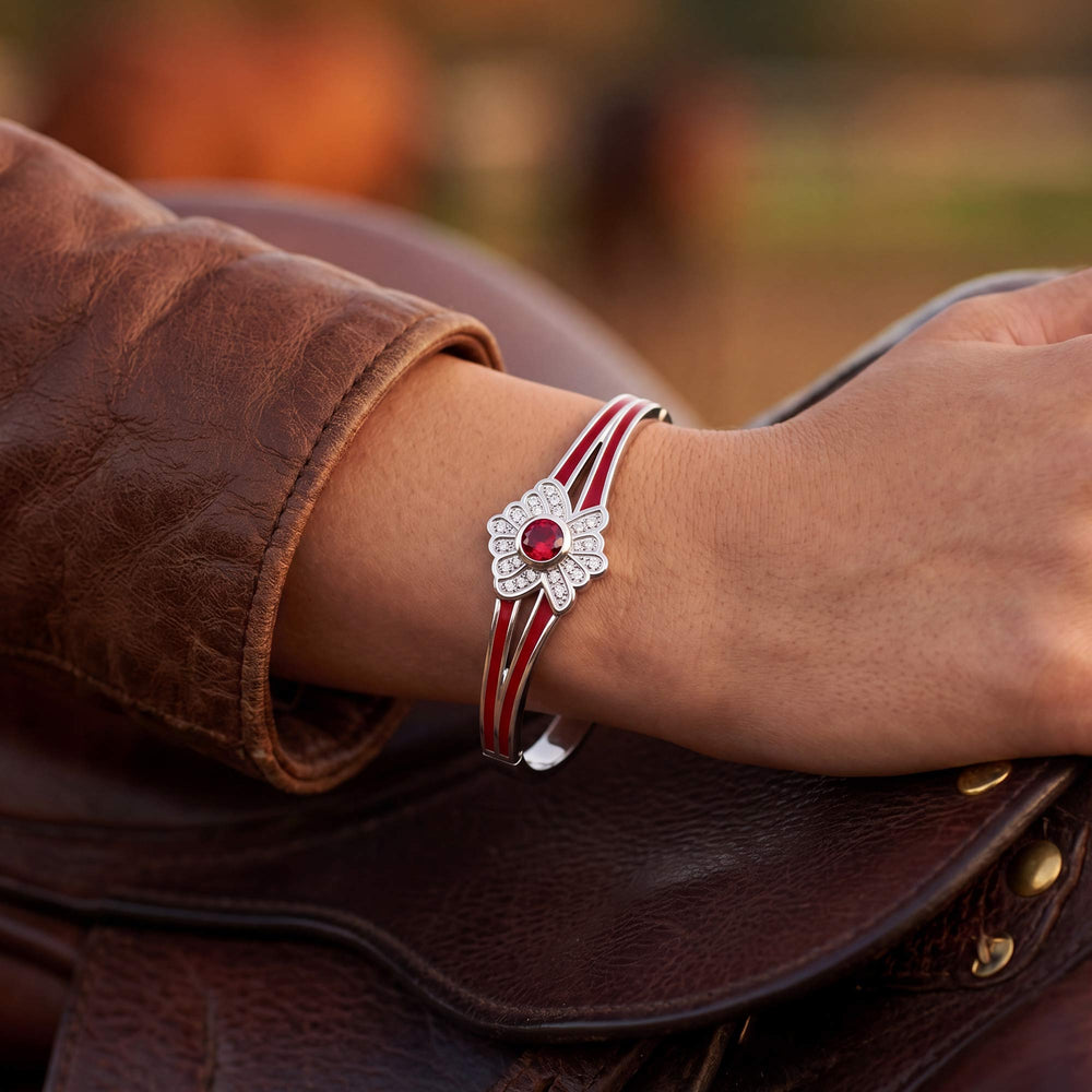 Desert Bloom Bracelet - Ruby - Serene Western
