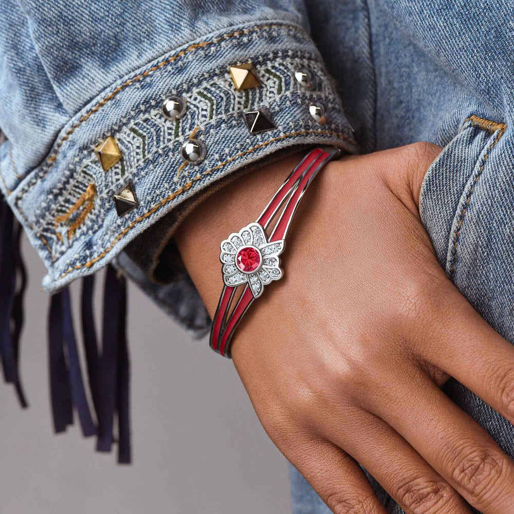 Desert Bloom Bracelet - Ruby - Serene Western