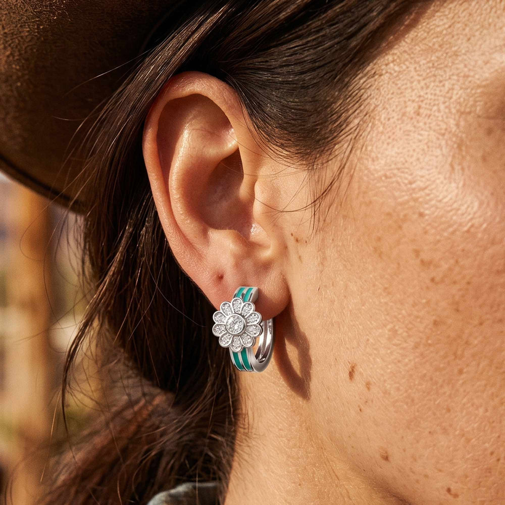 Desert Bloom Earrings - Moissanite - Serene Western