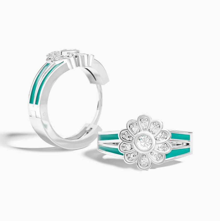 Desert Bloom Earrings - Moissanite - Serene Western