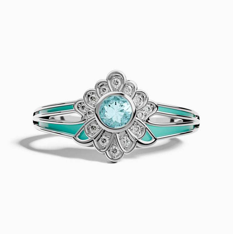 Desert Bloom Ring - Aquamarine - Serene Western