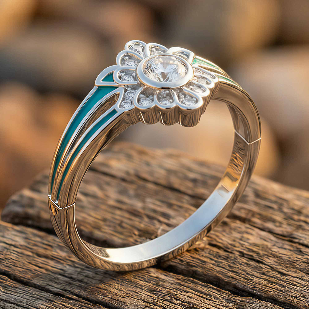 Desert Bloom Ring - Moissanite - Serene Western