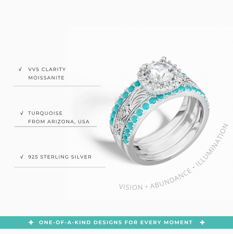 Desert Starpath Ring Set - Serene Western