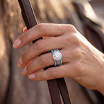 Desert Starpath Ring Set Turquoise 925 Sterling Silver detail view thumbnail