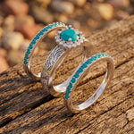 Desert Starpath Ring Set - Turquoise - Serene Western thumbnail