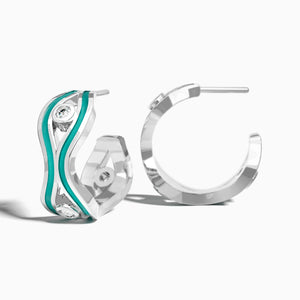 Desert Stream Earrings - Moissanite - Serene Western