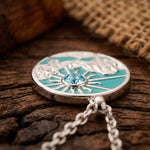 Desert Sunrise Necklace - Aquamarine - Serene Western thumbnail