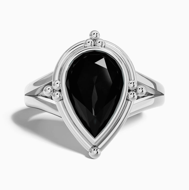 Desert Tears Ring - Black Onyx - Serene Western