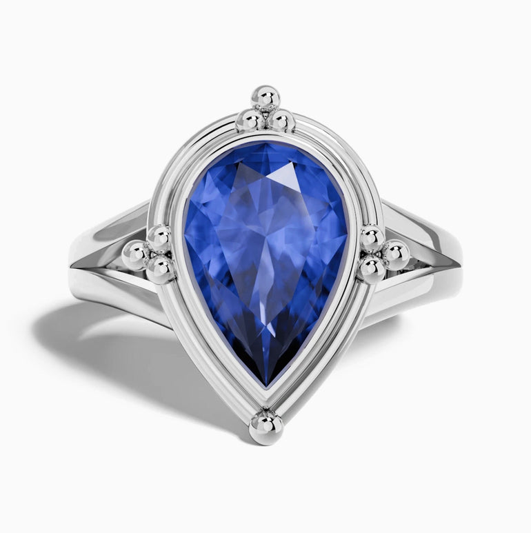 Desert Tears Ring - Sapphire - Serene Western