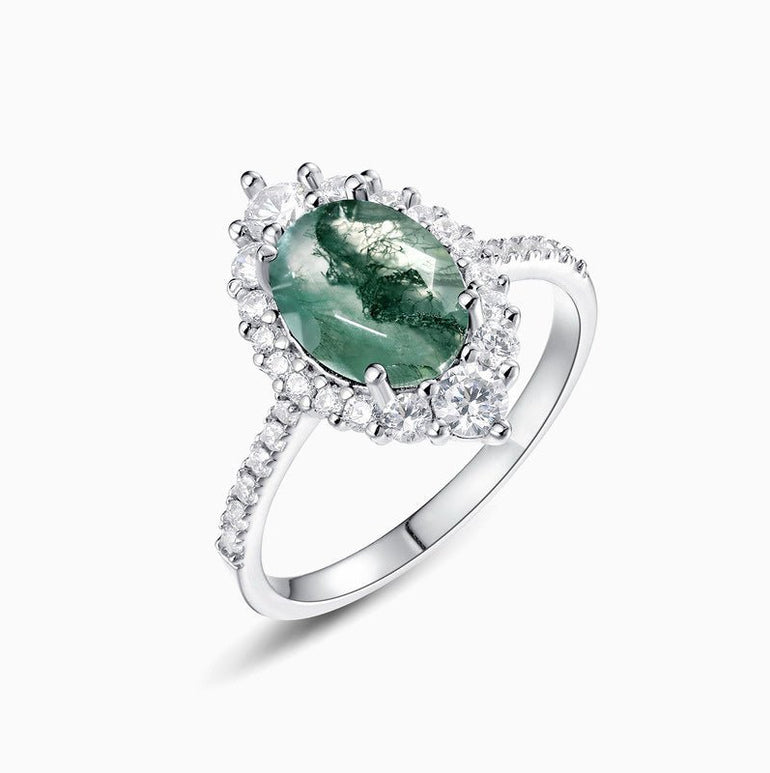 Dewdrop Halo Ring - Serene Western