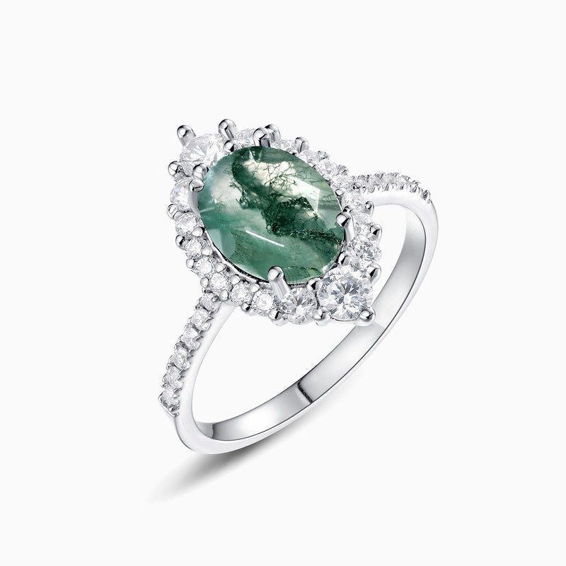 Dewdrop Halo Ring - Serene Western