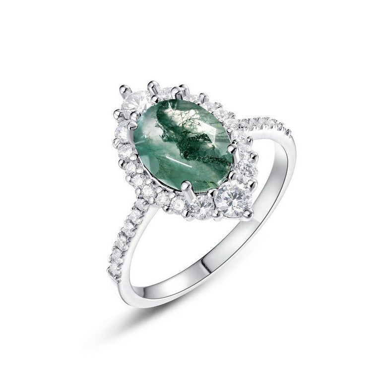 Dewdrop Halo Ring - Serene Western