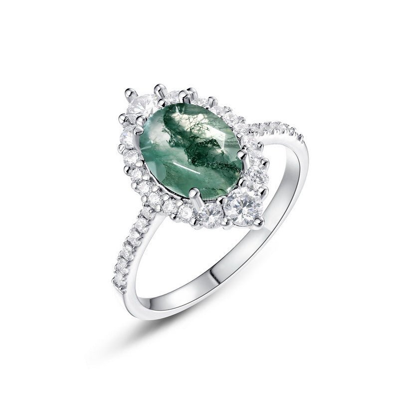 Dewdrop Halo Ring - Serene Western