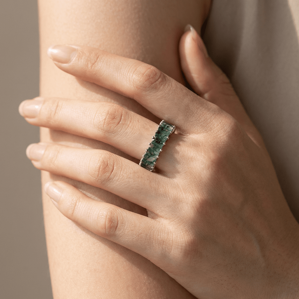 Dewdrop Tiara Ring - Serene Western