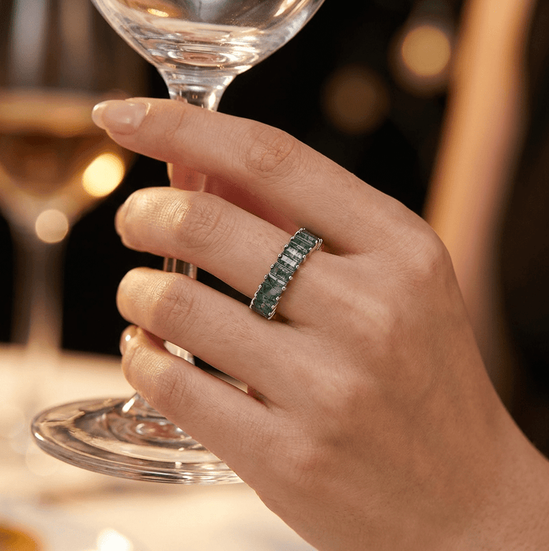 Dewdrop Tiara Ring - Serene Western