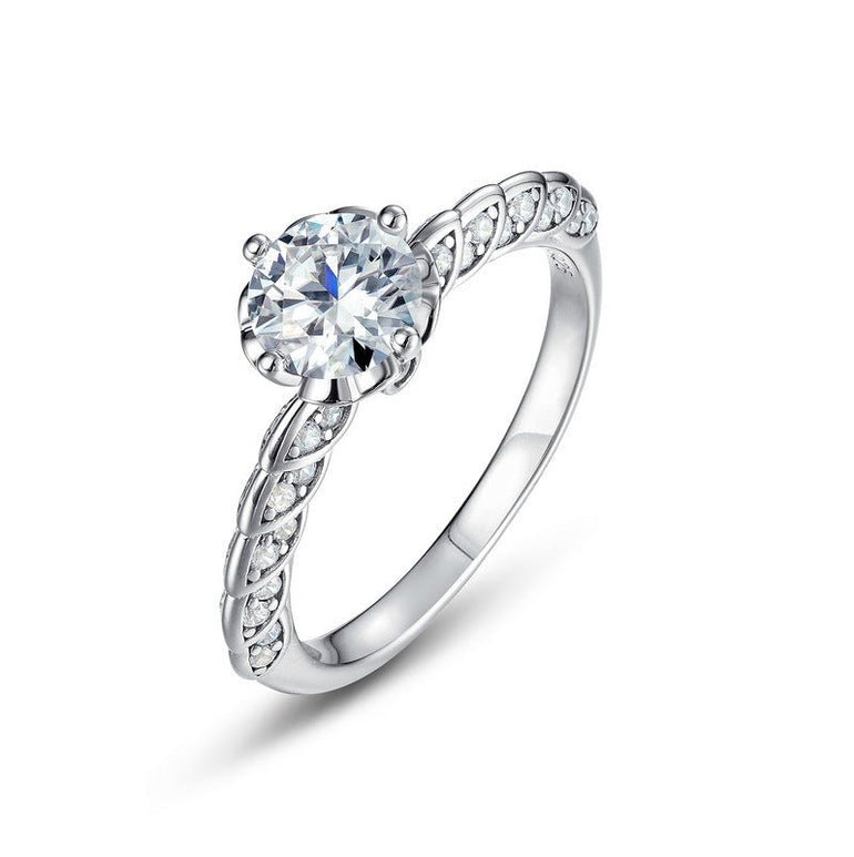 Dewspoken Dawn Ring - Moissanite - Serene Western